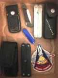 Group of Vintage Pocket Knives and More