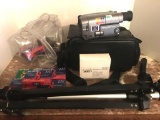 Sony Handycam Lot Incl Case, Cleaning Kit, Tapes and Tripod