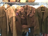 Military Jackets and Long Sleeve Shirts Size 36