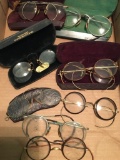 Group of Antique Eye Glasses