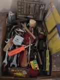 Misc Tool Lot Incl Wrenches, Staples, Pliers and More