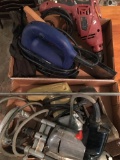 Two Boxes of Hand Tools, Drills and More