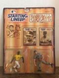 Vintage Official MLB Baseball Cards and Dolls Reggie Jackson and Don Drysdale by Kenner