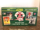 Official MLB Score Collector Baseball Card Set New in Package