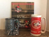 Cincinnati Reds Lot Incl. '75 Mug, '76 Stein and '02 Yearbook