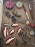 Antique Fishing Lures, Weights, Bobbers and More