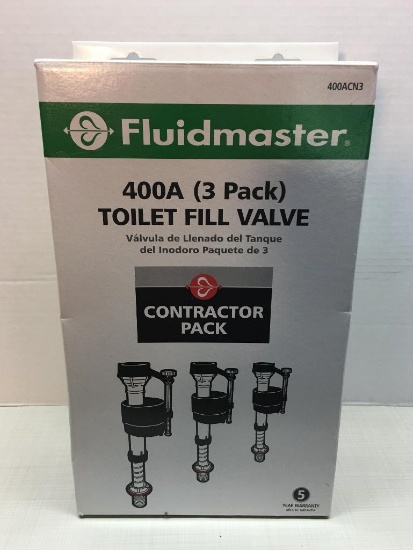 Fluidmaster Toilet Fill Valve (3 Pack) #400A