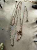 Approx. 25' of Chain, A Smaller Chain Attached to Larger Chain as Pictured