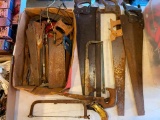 Group of Vintage and Antique Saws as Pictured