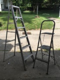 6 Ft Aluminum Ladder and Stepstool