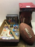 Misc Treasure Lot Incl KISS Pez Dispensers, Footballs, New Kids on the Block Items and More