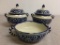 Pair of Mexican Pottery Canisters and Bowl