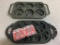 Pair of The Creative Kitchen Cast Iron Molds