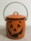 Decorative Hallmark Metal Pumpkin Canister