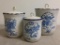 Set of Three Porcelain Winnie The Pooh Canister Set