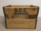 Vintage G.C.C. Beverages Wood Crate