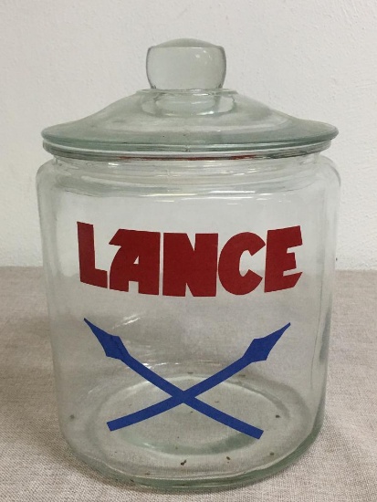 Lance Glass Canister Jar