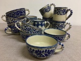 Group of Mexican Pottery Cups and Mugs