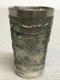 1904 World's Fair St Louis Pewter Souvenir Cup Made in Germany