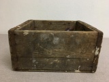 Vintage Wood Crate w/Antique Hand Tools