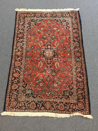 Red and Blue Multi Color Area Rug