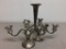 Five Piece Weighted Sterling Candle Holders and Vase