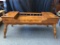 Vintage Wood Coffee Table w/Side Drawers by Ethan Allen