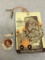 Vintage Set of Shirley Temple Cinderella Frock Buttons, Tag and Pin