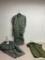 Group of Vintage Air Force Flight Suits and More as Pictured