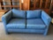 Denim Blue, Cloth Loveseat