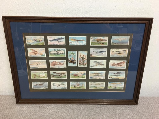 Framed Collection of Will's Cigarettes Cards