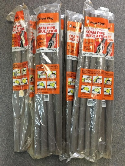 Group of 3/4" Foam Pipe Insulation