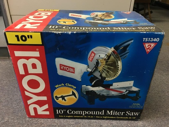 Ryobi 10" Compound Miter Saw New in Box