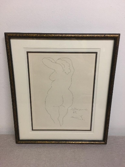 Framed Picasso Reproduction Print