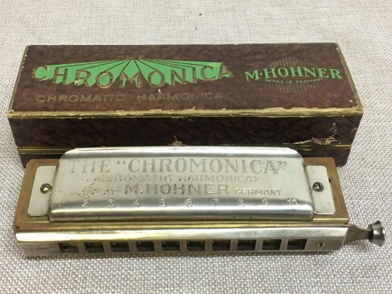 Vintage M Hohner Chromonica Harmonica