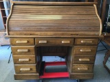 Lighted Rolltop Desk