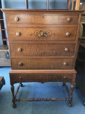 Antique Chest of Drawers w/Five Drawers by Gans Brothers