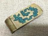 Sterling Silver and Turquoise Money Clip