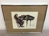 Framed Original Signed Meiemdom Watercolor New Orleans