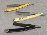 Group of Three Vintage Straight Razors