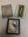 Group of Three Vintage Cigarette Cases