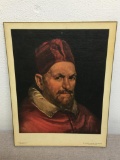 Print on Board of Pope Innocent X