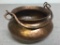 Hand Hammered Copper Pot w/Handle
