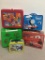 Group of Metal and Plastic Lunchboxes