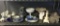 Shelf Lot of Decorative Porcelain Plates, Bowls, Candle Holders and More
