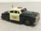 Vintage Metal Friction Police Car
