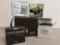 Group of Binoculars and Tape Recorder in Box