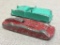 Two Vintage Midgetoy Co. Rolling Metal Die Cast Cars