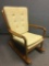 Mid Century Modern Rocking Chair w/Removable Cushions