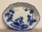 Vintage Flow Blue Serving Platter